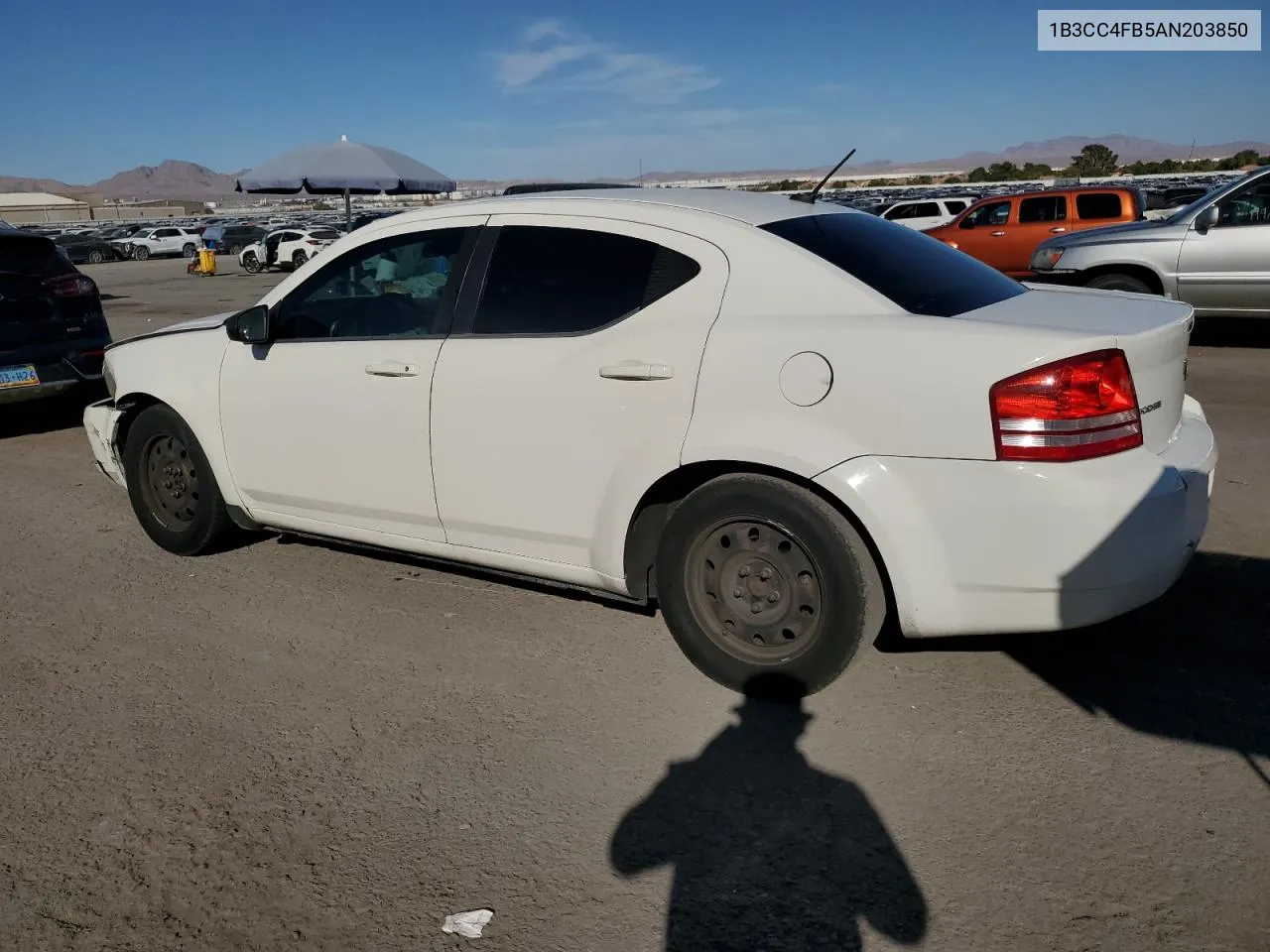 1B3CC4FB5AN203850 2010 Dodge Avenger Sxt