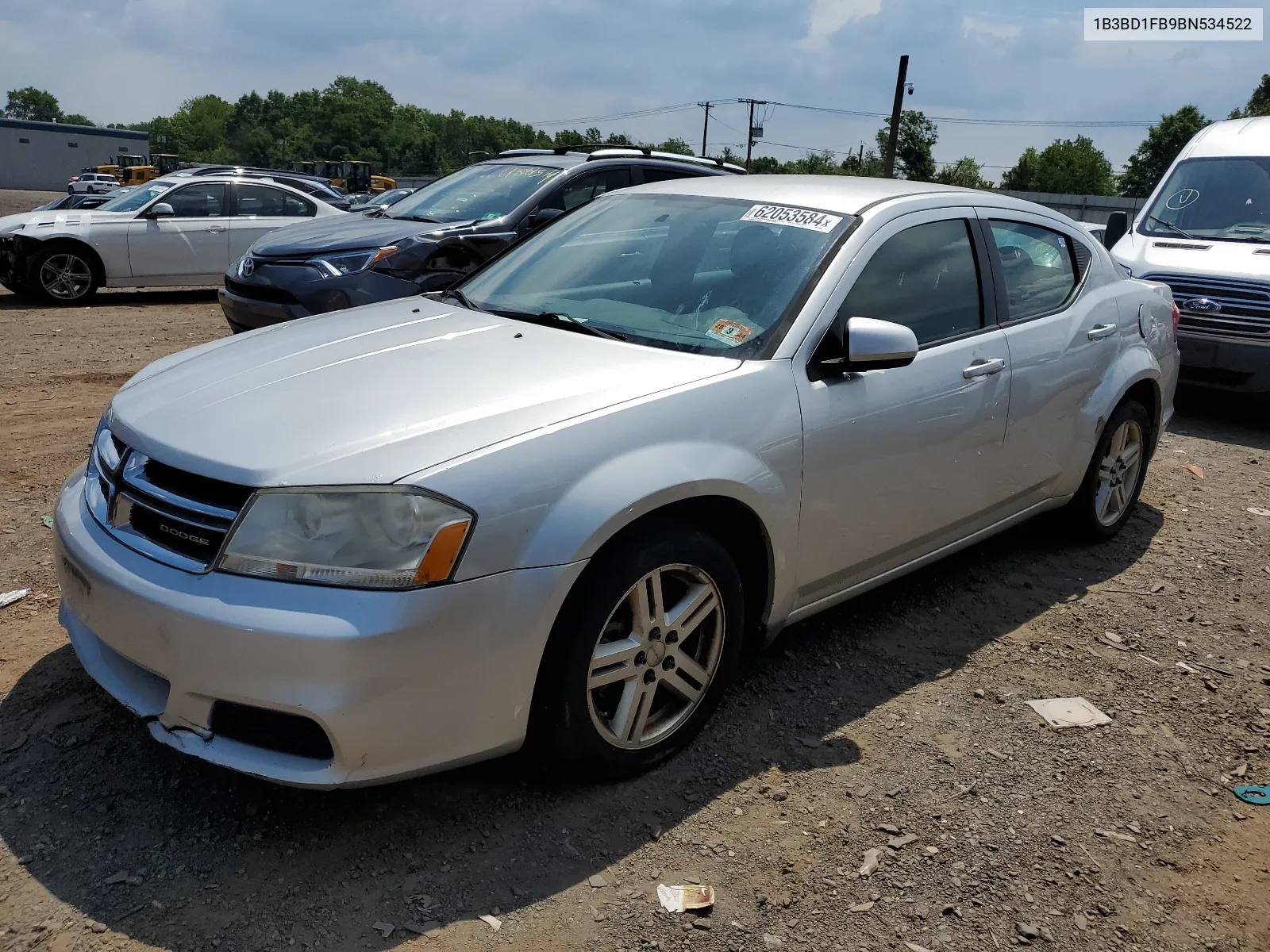 1B3BD1FB9BN534522 2011 Dodge Avenger Mainstreet