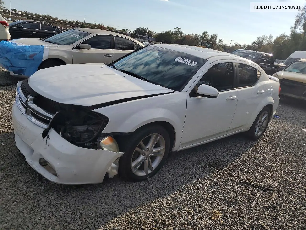 1B3BD1FG7BN548981 2011 Dodge Avenger Mainstreet