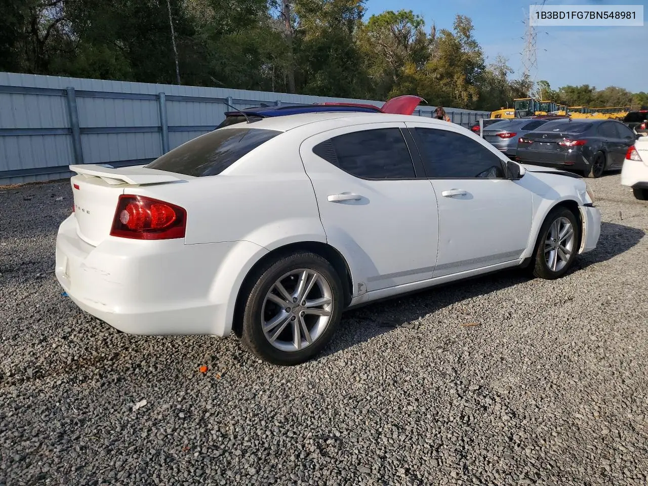 1B3BD1FG7BN548981 2011 Dodge Avenger Mainstreet