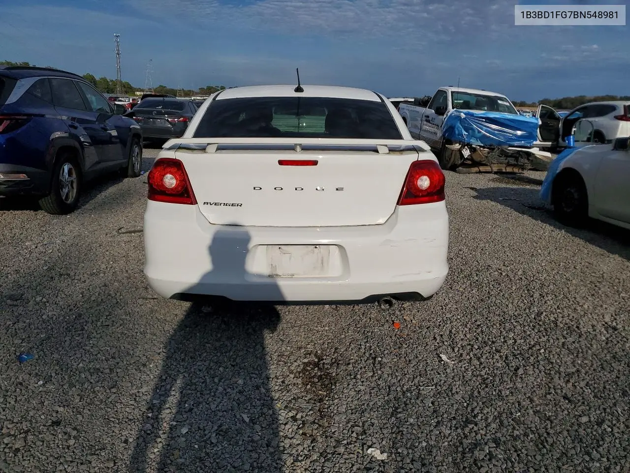 1B3BD1FG7BN548981 2011 Dodge Avenger Mainstreet
