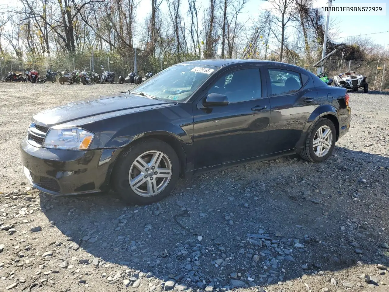 1B3BD1FB9BN572929 2011 Dodge Avenger Mainstreet
