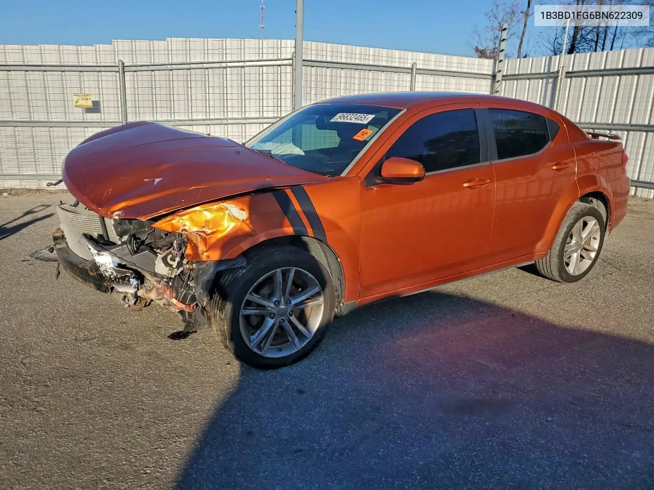 1B3BD1FG6BN622309 2011 Dodge Avenger Mainstreet