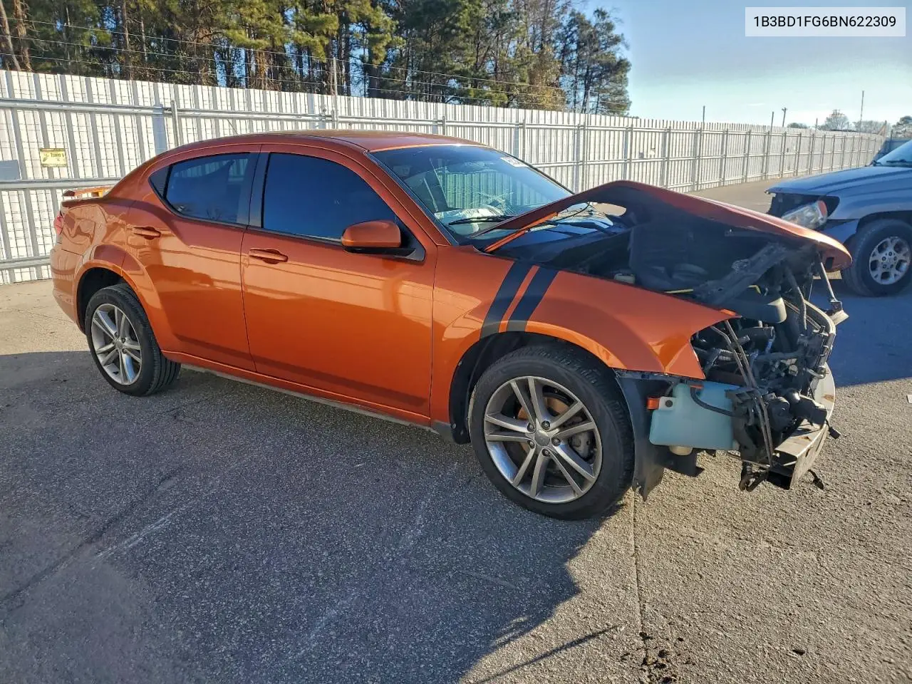 1B3BD1FG6BN622309 2011 Dodge Avenger Mainstreet