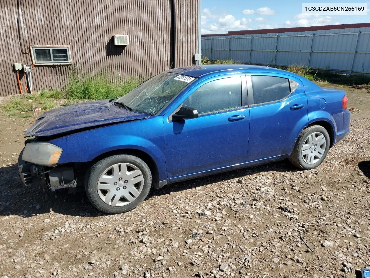 1C3CDZAB6CN266169 2012 Dodge Avenger Se