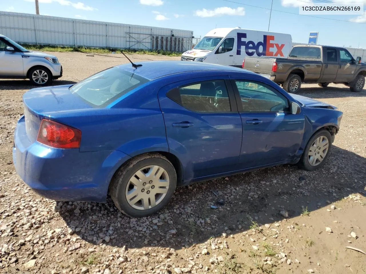 1C3CDZAB6CN266169 2012 Dodge Avenger Se