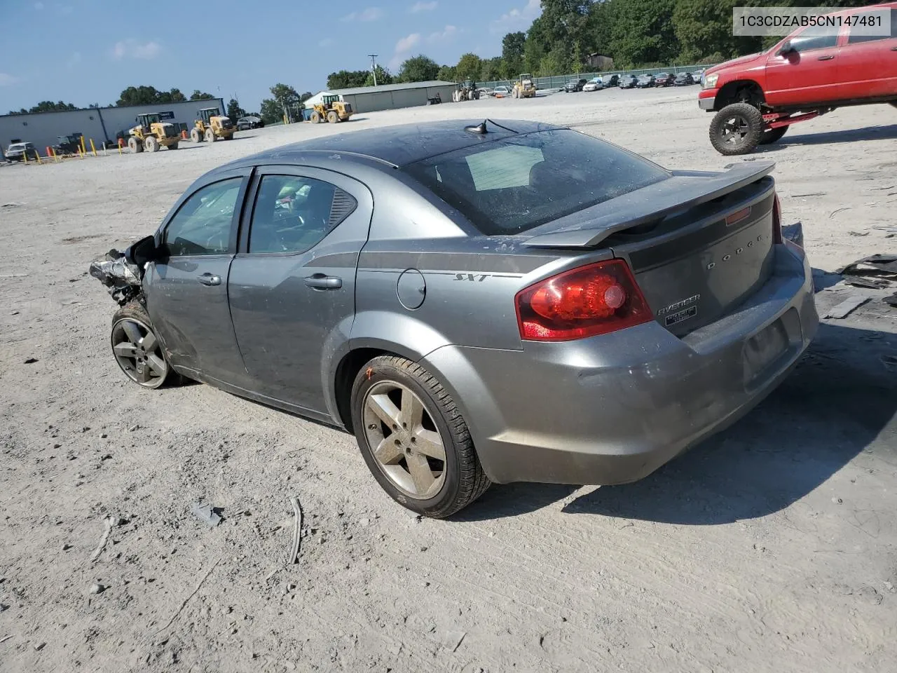 1C3CDZAB5CN147481 2012 Dodge Avenger Se