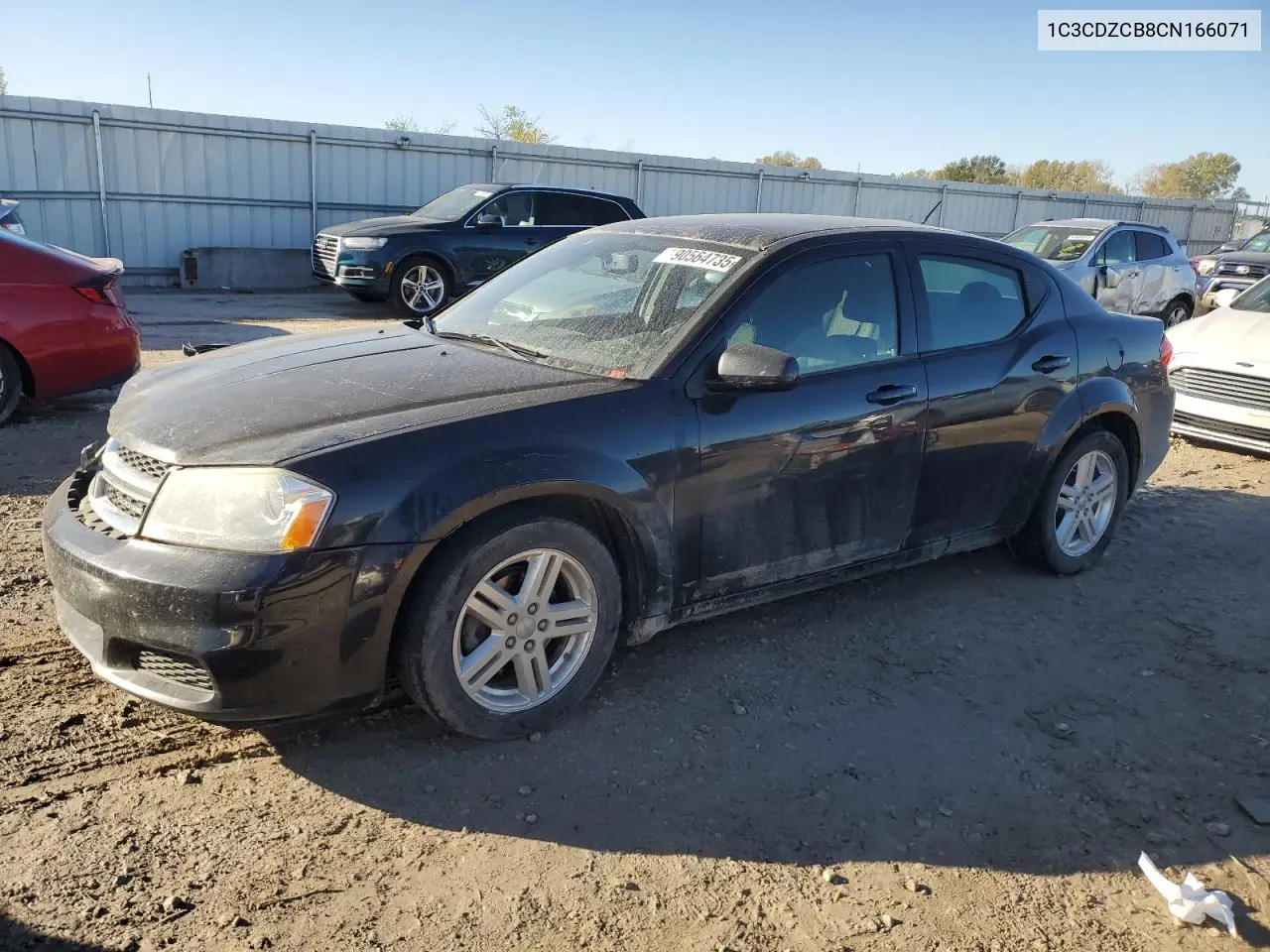 1C3CDZCB8CN166071 2012 Dodge Avenger Sxt