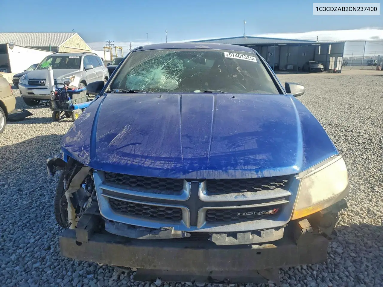 1C3CDZAB2CN237400 2012 Dodge Avenger Se
