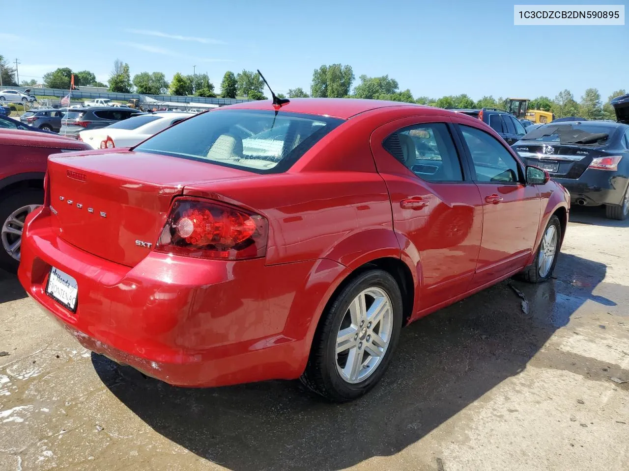 1C3CDZCB2DN590895 2013 Dodge Avenger Sxt