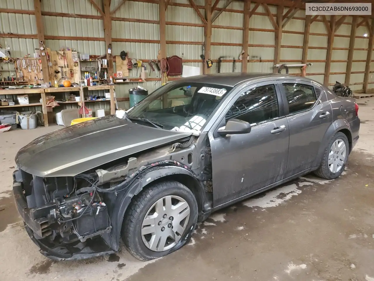 1C3CDZAB6DN693000 2013 Dodge Avenger Se