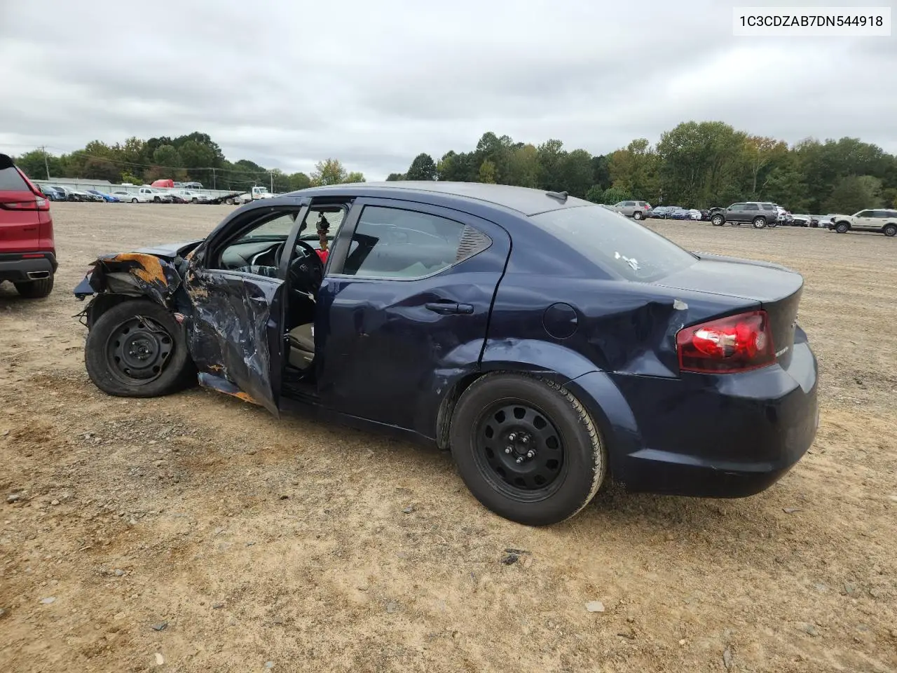 1C3CDZAB7DN544918 2013 Dodge Avenger Se