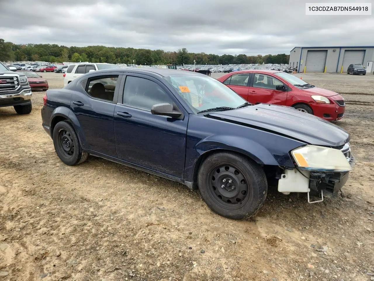 1C3CDZAB7DN544918 2013 Dodge Avenger Se