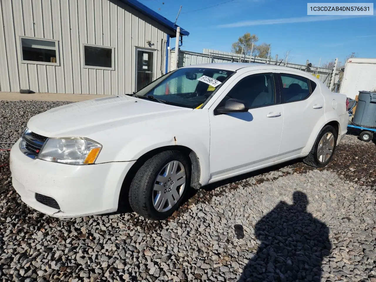 1C3CDZAB4DN576631 2013 Dodge Avenger Se