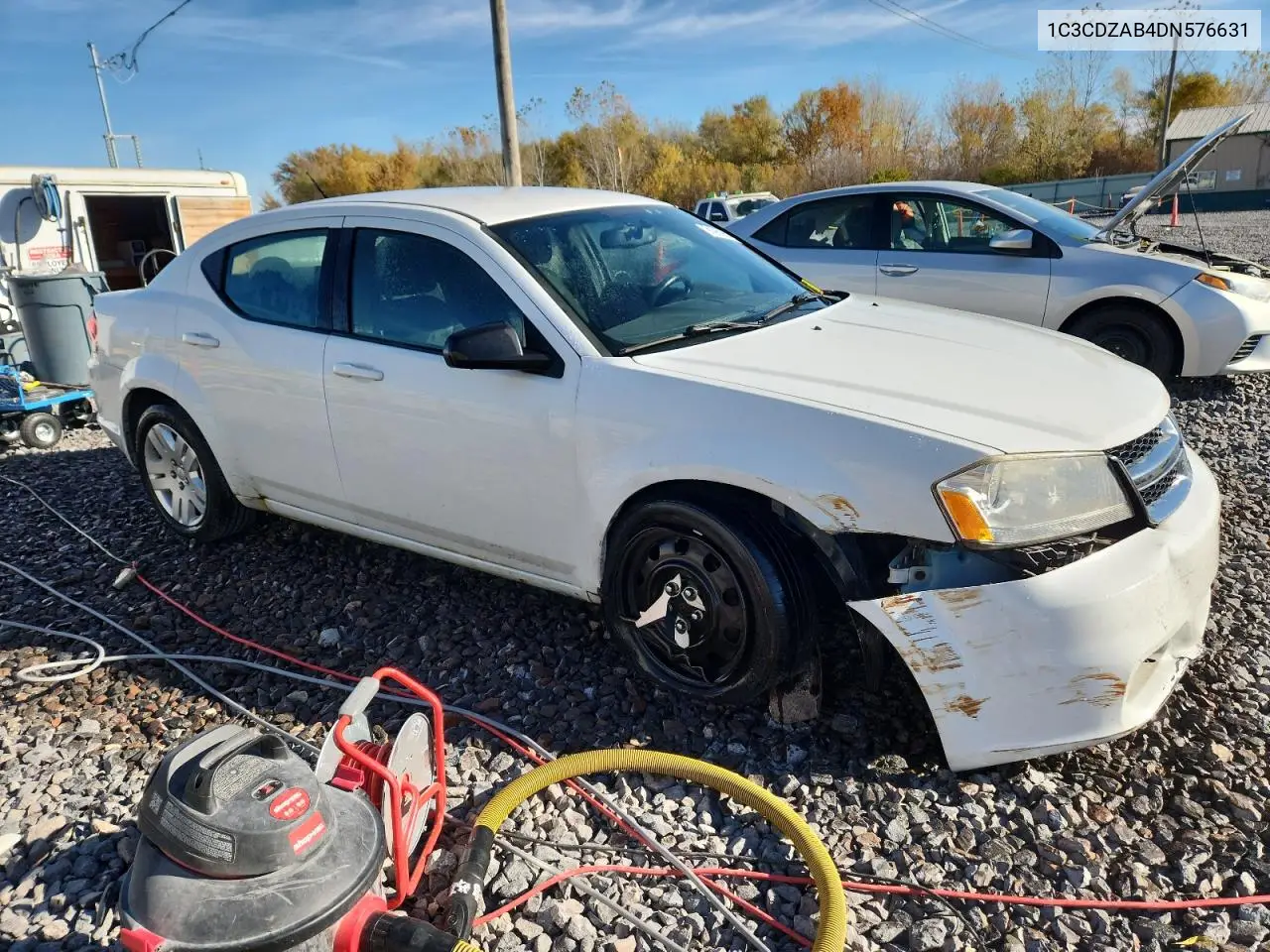 1C3CDZAB4DN576631 2013 Dodge Avenger Se
