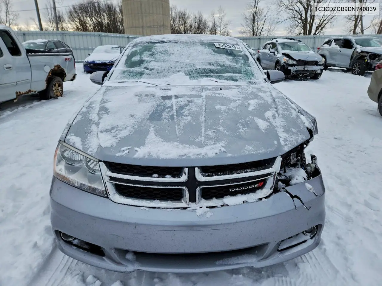 1C3CDZCB9DN740839 2013 Dodge Avenger Sxt