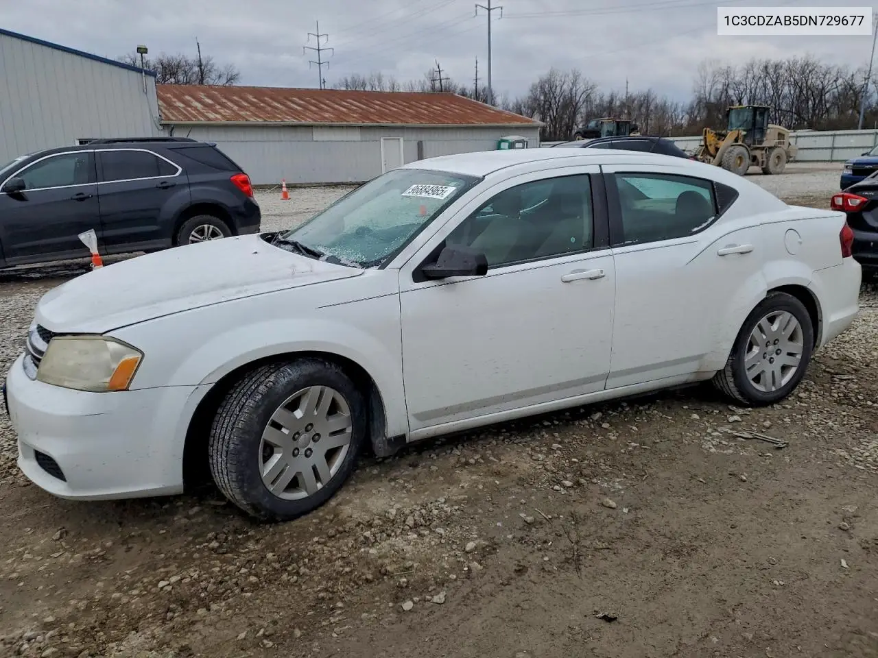 1C3CDZAB5DN729677 2013 Dodge Avenger Se