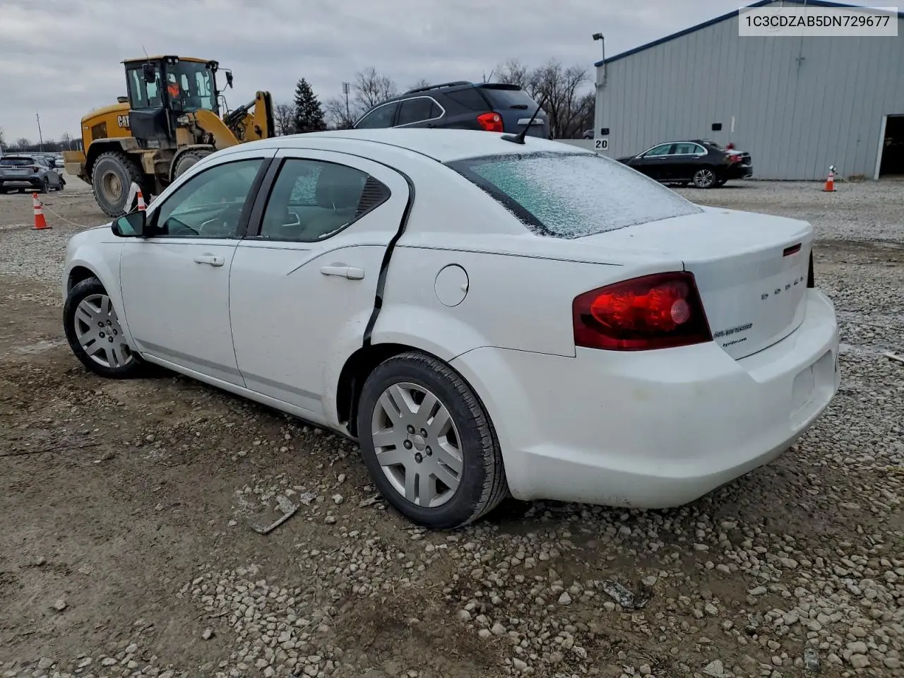 1C3CDZAB5DN729677 2013 Dodge Avenger Se