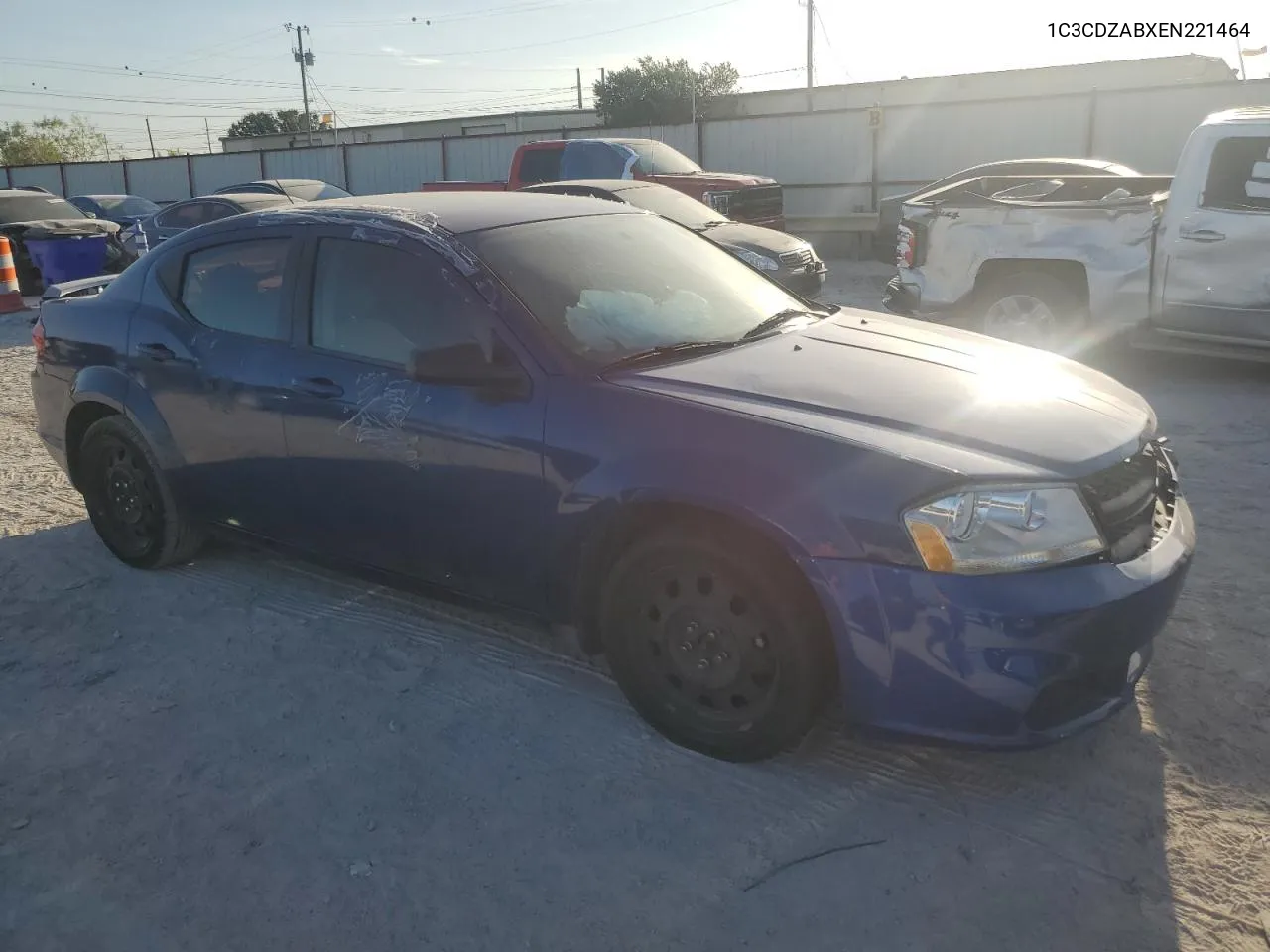 2014 Dodge Avenger Se VIN: 1C3CDZABXEN221464 Lot: 67584464