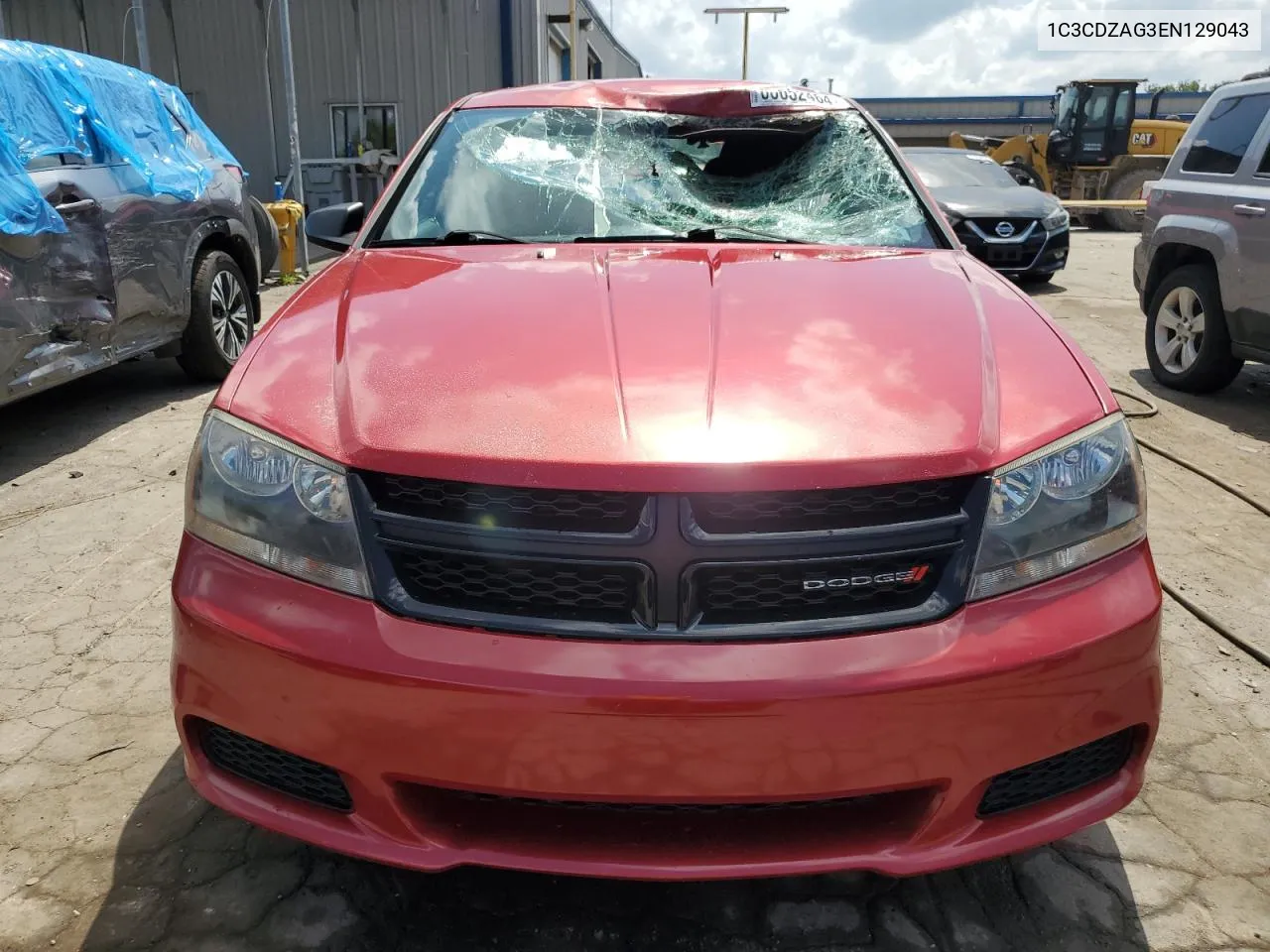 2014 Dodge Avenger Se VIN: 1C3CDZAG3EN129043 Lot: 68652464