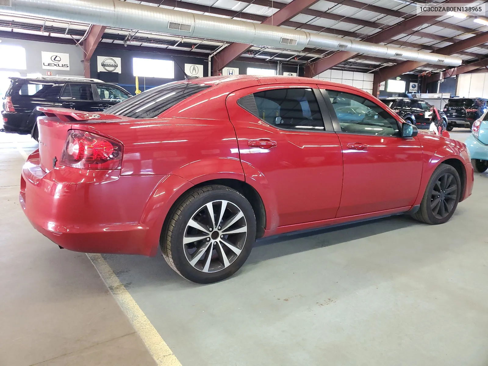 1C3CDZAB0EN138965 2014 Dodge Avenger Se