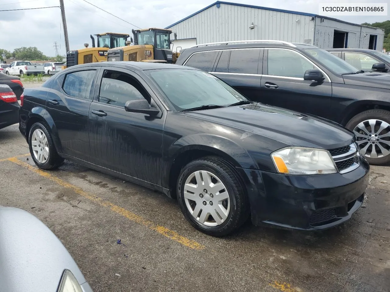 1C3CDZAB1EN106865 2014 Dodge Avenger Se