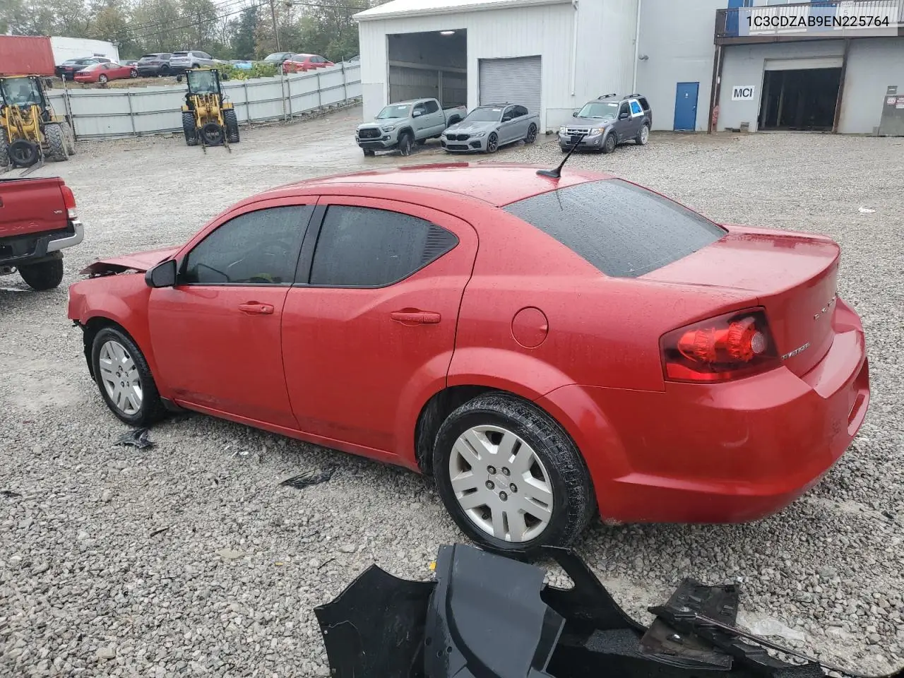 1C3CDZAB9EN225764 2014 Dodge Avenger Se