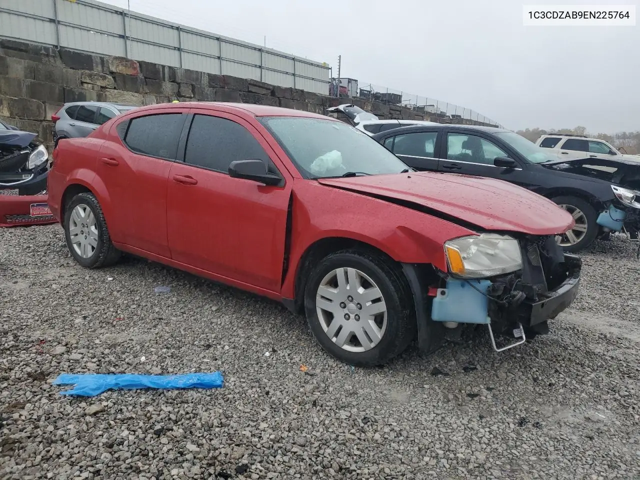 1C3CDZAB9EN225764 2014 Dodge Avenger Se