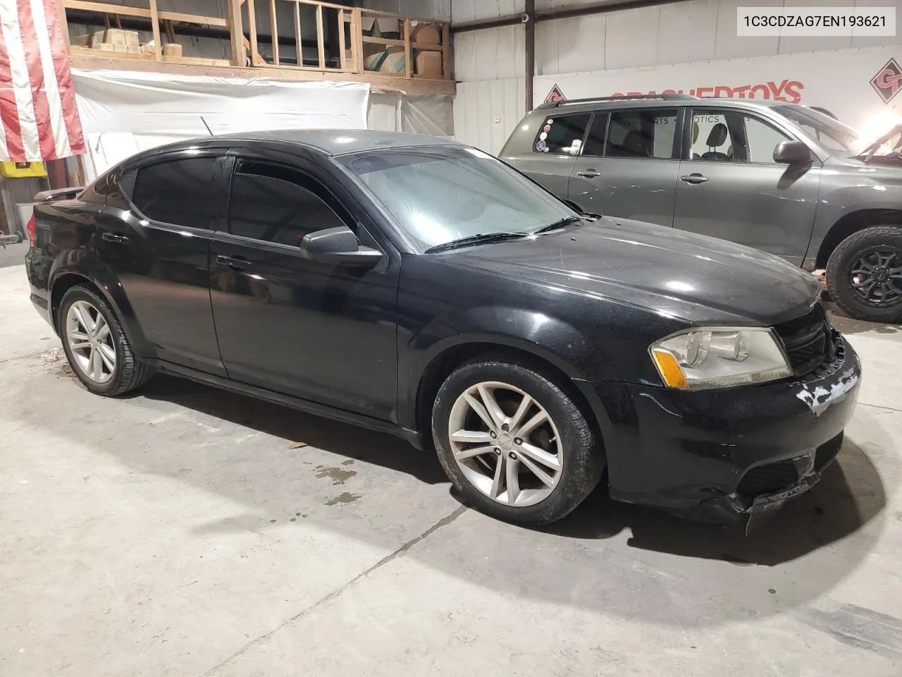 2014 Dodge Avenger Se VIN: 1C3CDZAG7EN193621 Lot: 87881575