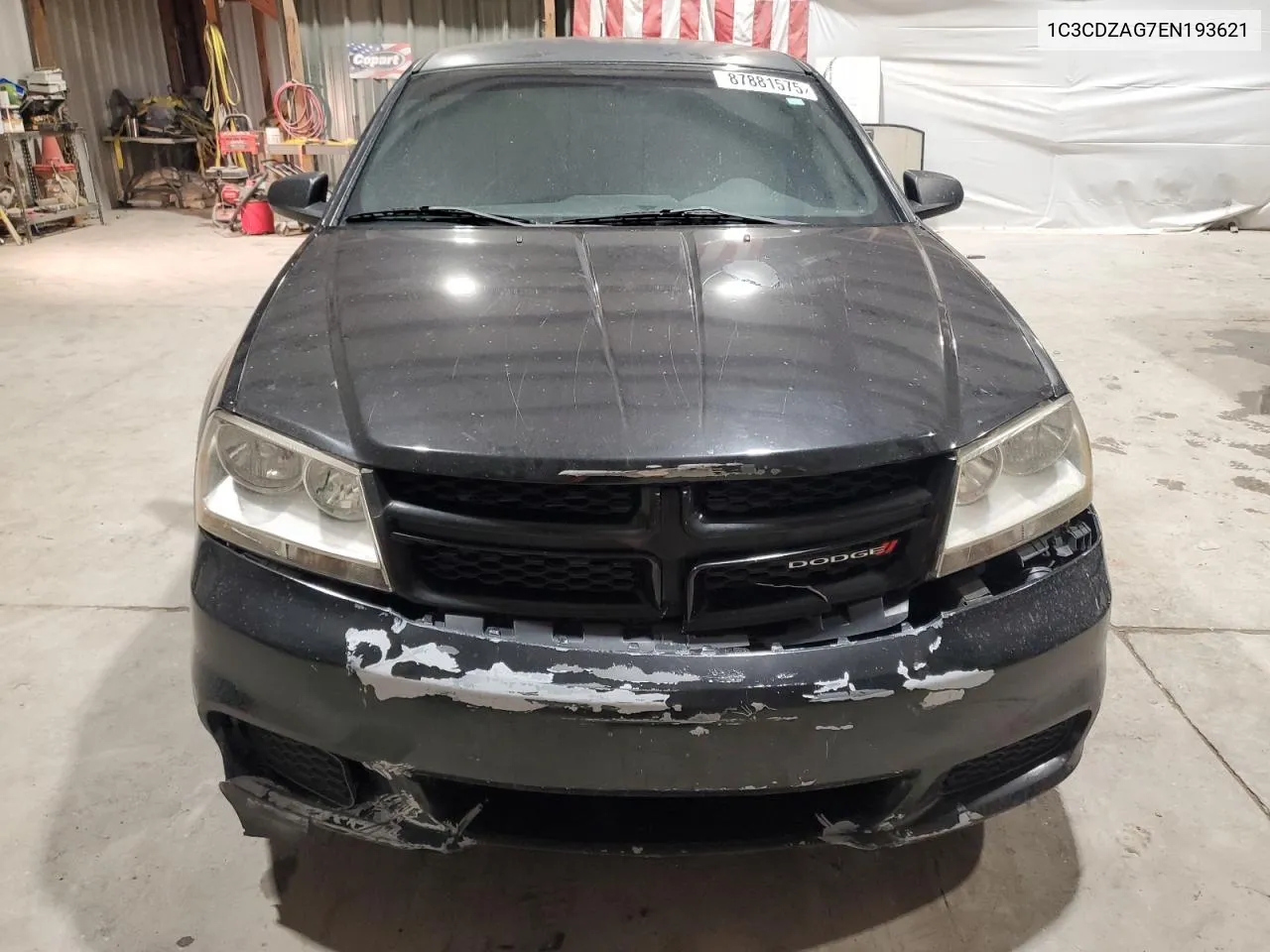 2014 Dodge Avenger Se VIN: 1C3CDZAG7EN193621 Lot: 87881575