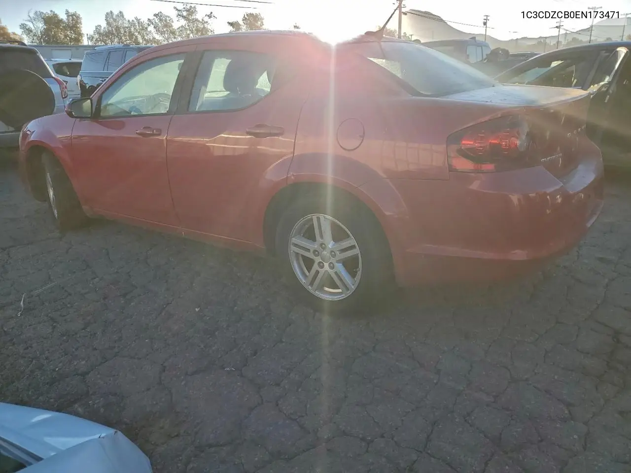 1C3CDZCB0EN173471 2014 Dodge Avenger Sxt