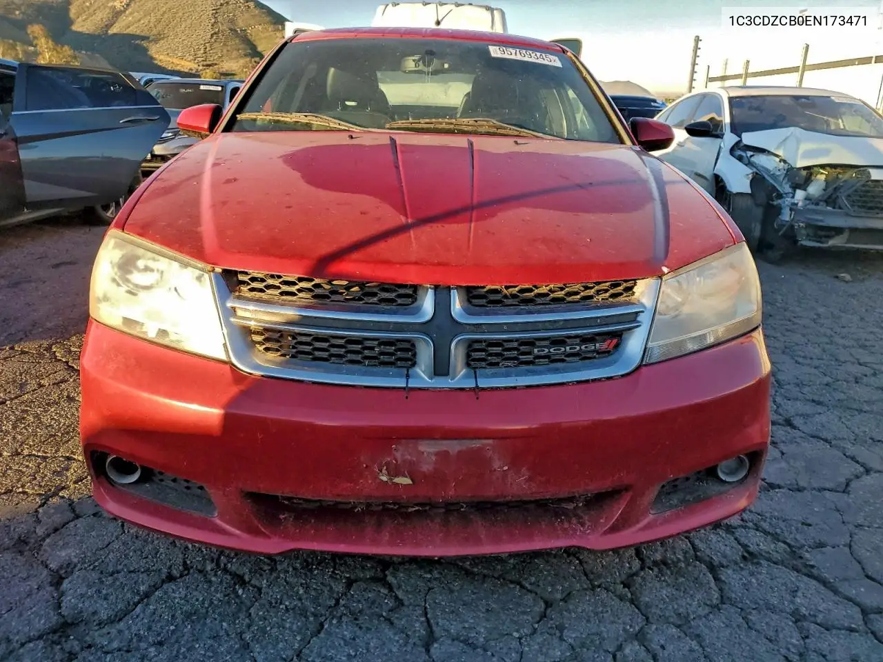 1C3CDZCB0EN173471 2014 Dodge Avenger Sxt