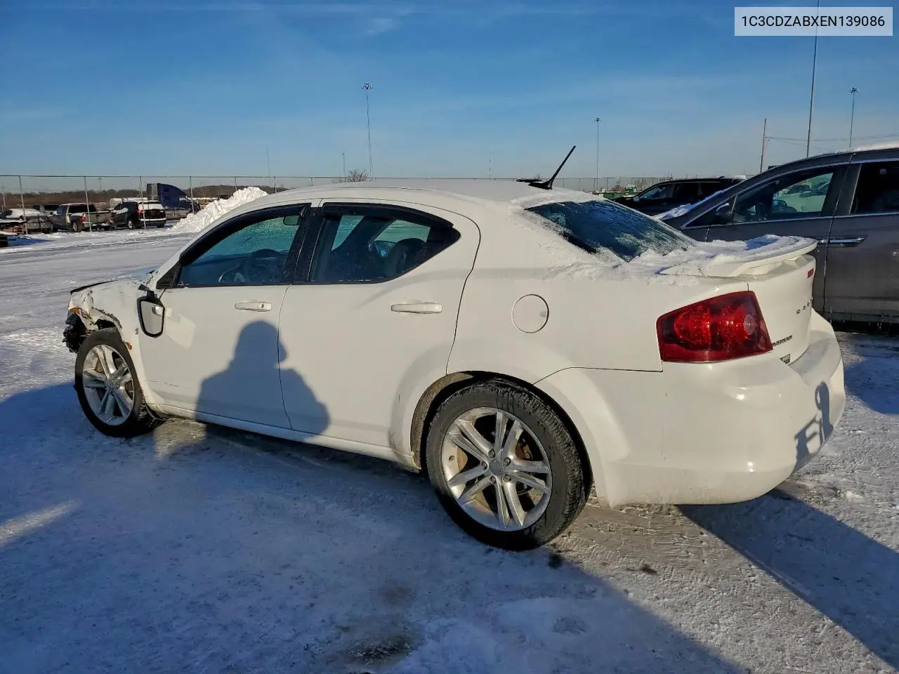 1C3CDZABXEN139086 2014 Dodge Avenger Se