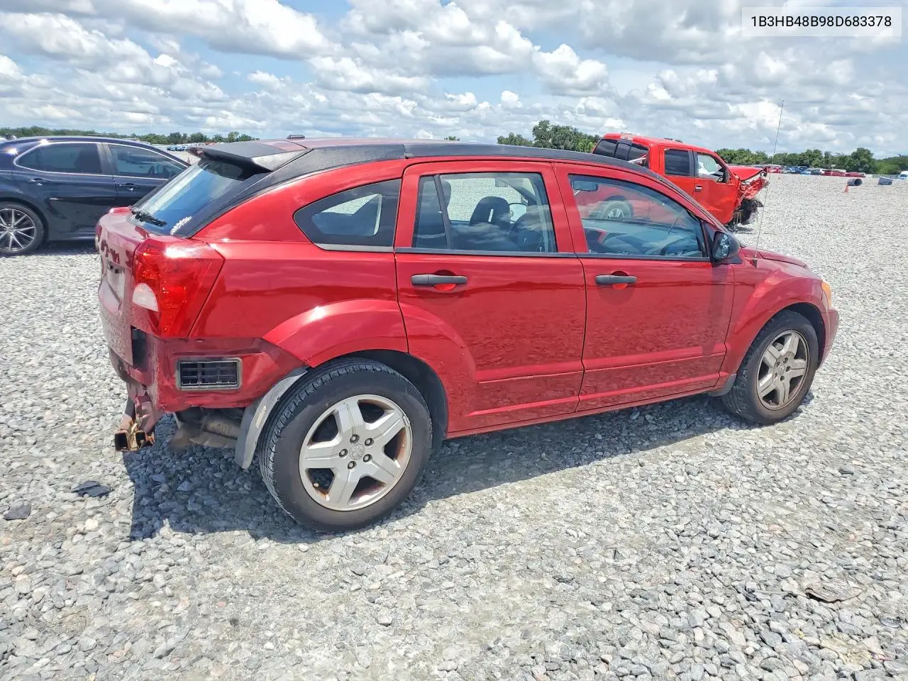 2008 Dodge Caliber Sxt VIN: 1B3HB48B98D683378 Lot: 55412156