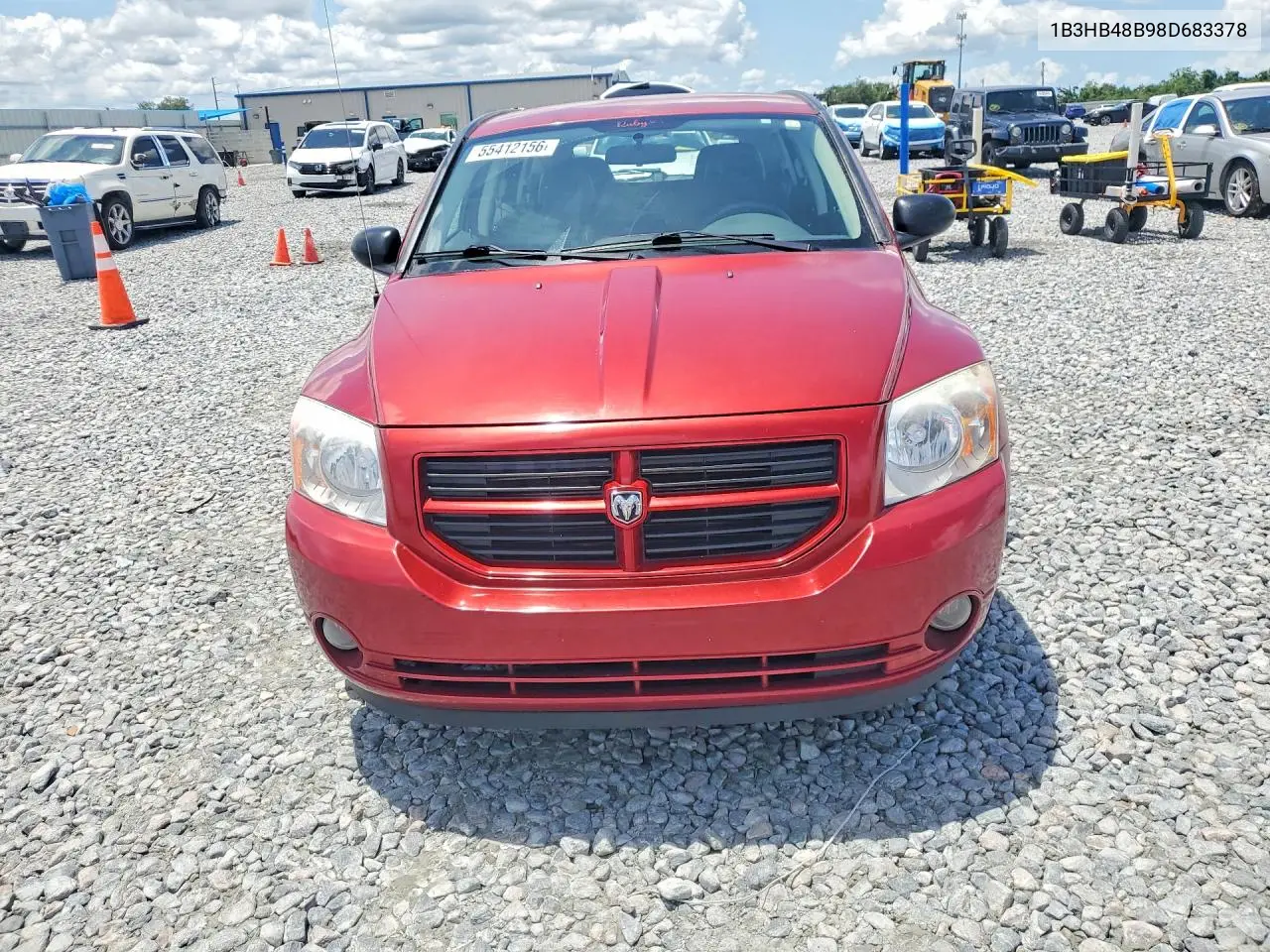 2008 Dodge Caliber Sxt VIN: 1B3HB48B98D683378 Lot: 55412156