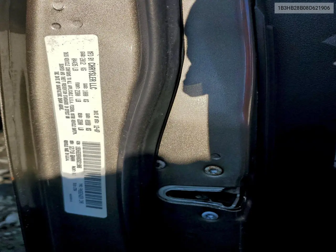 1B3HB28B08D621906 2008 Dodge Caliber