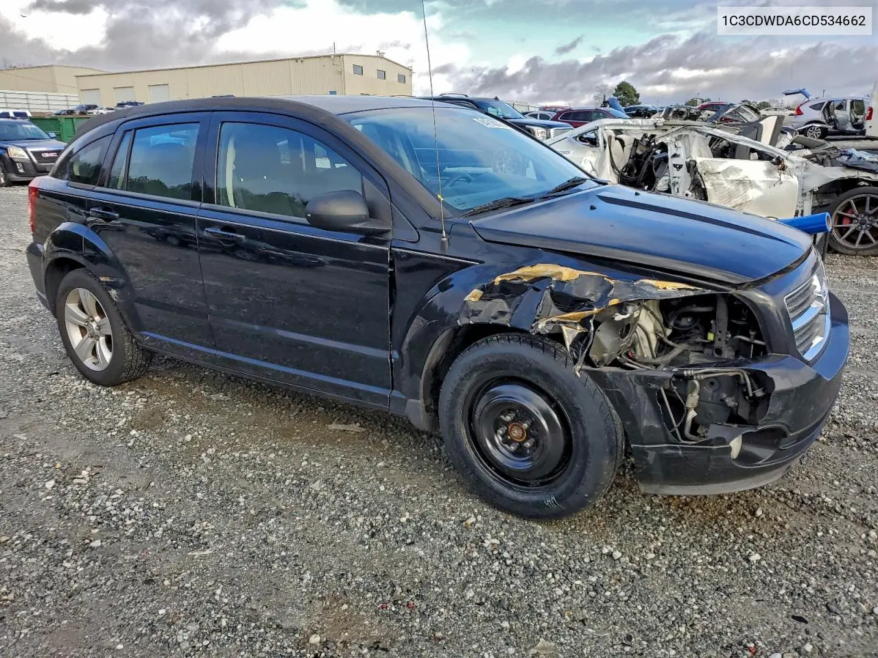 1C3CDWDA6CD534662 2012 Dodge Caliber Sxt