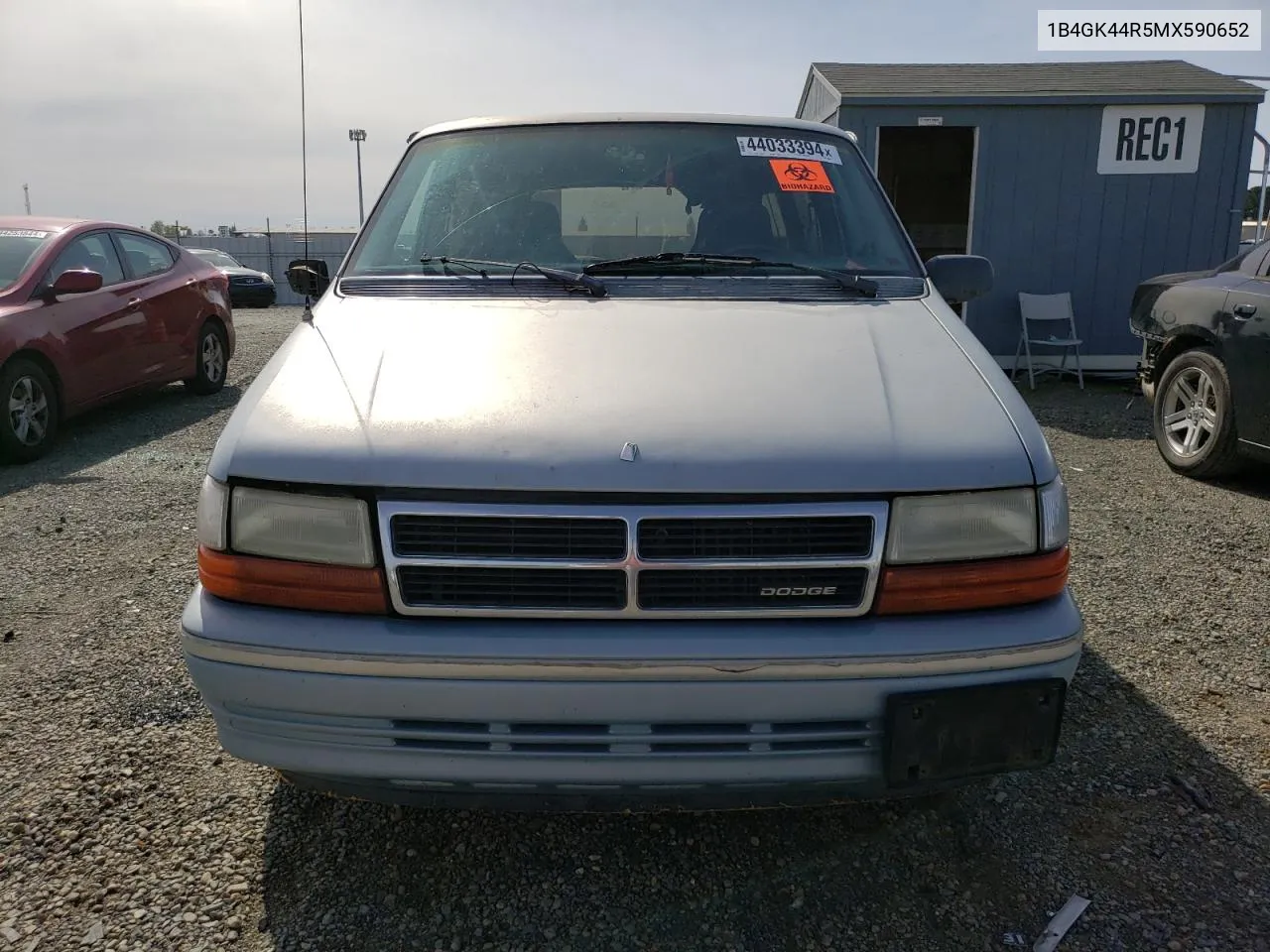 1991 Dodge Grand Caravan Se VIN: 1B4GK44R5MX590652 Lot: 44033394