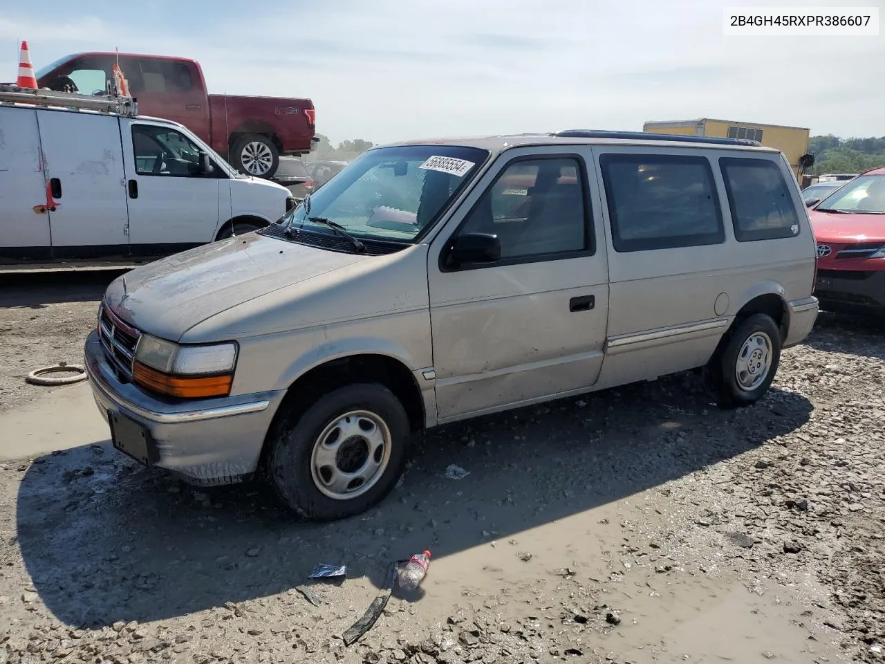 1993 Dodge Caravan Se VIN: 2B4GH45RXPR386607 Lot: 56885554