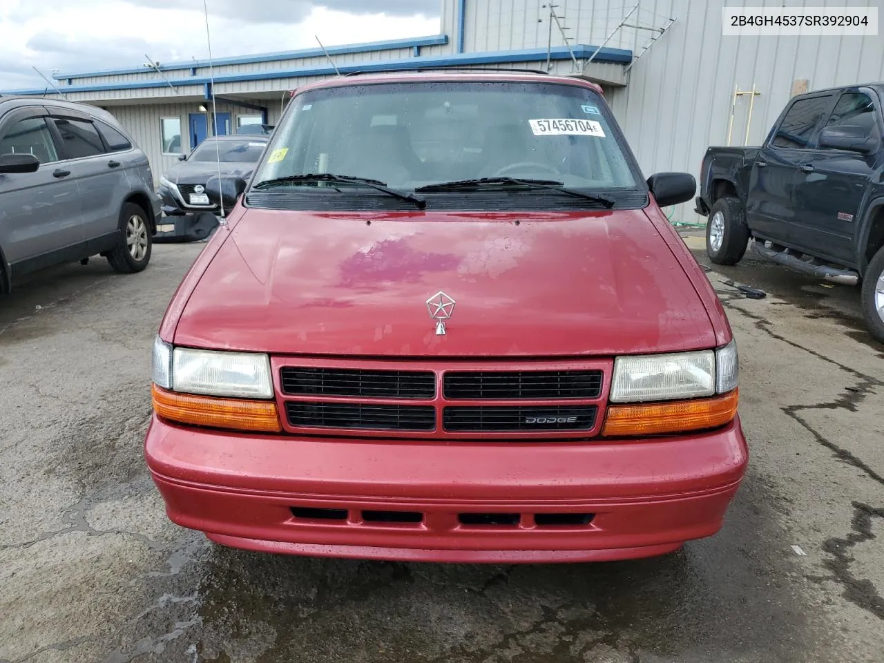 1995 Dodge Caravan Se VIN: 2B4GH4537SR392904 Lot: 57456704