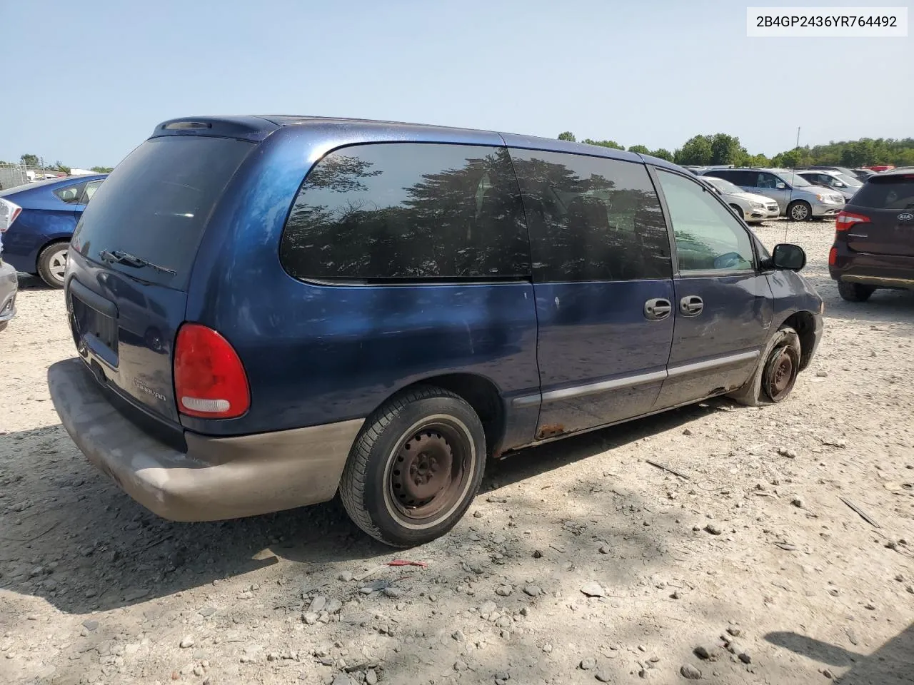 2000 Dodge Grand Caravan VIN: 2B4GP2436YR764492 Lot: 68422394