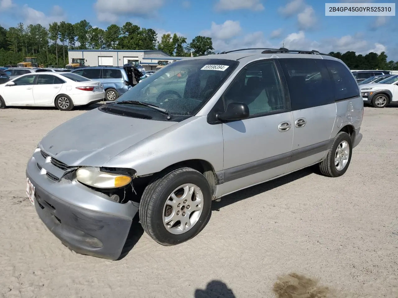 2000 Dodge Caravan Se VIN: 2B4GP45G0YR525310 Lot: 69596394