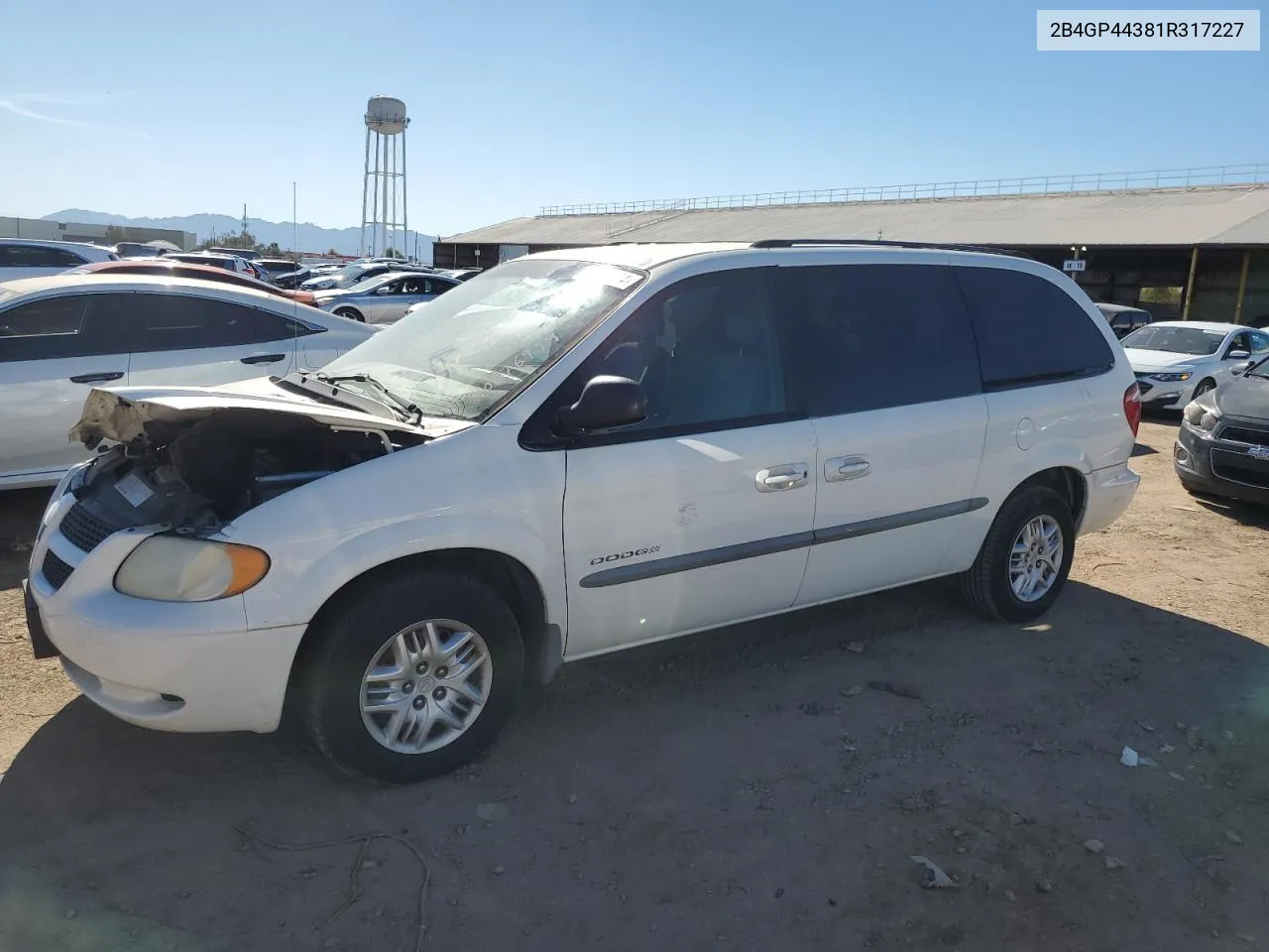 2001 Dodge Grand Caravan Sport VIN: 2B4GP44381R317227 Lot: 40376994