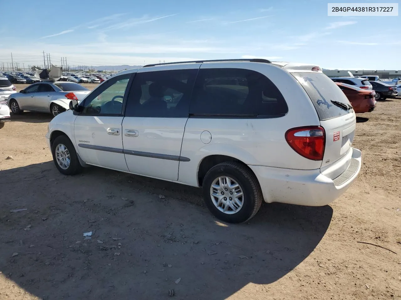 2001 Dodge Grand Caravan Sport VIN: 2B4GP44381R317227 Lot: 40376994