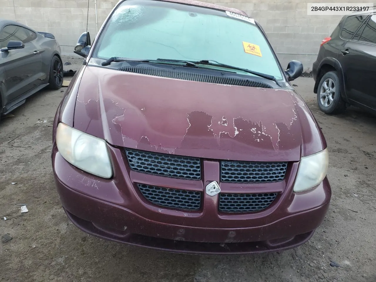 2001 Dodge Grand Caravan Sport VIN: 2B4GP443X1R233197 Lot: 46076504