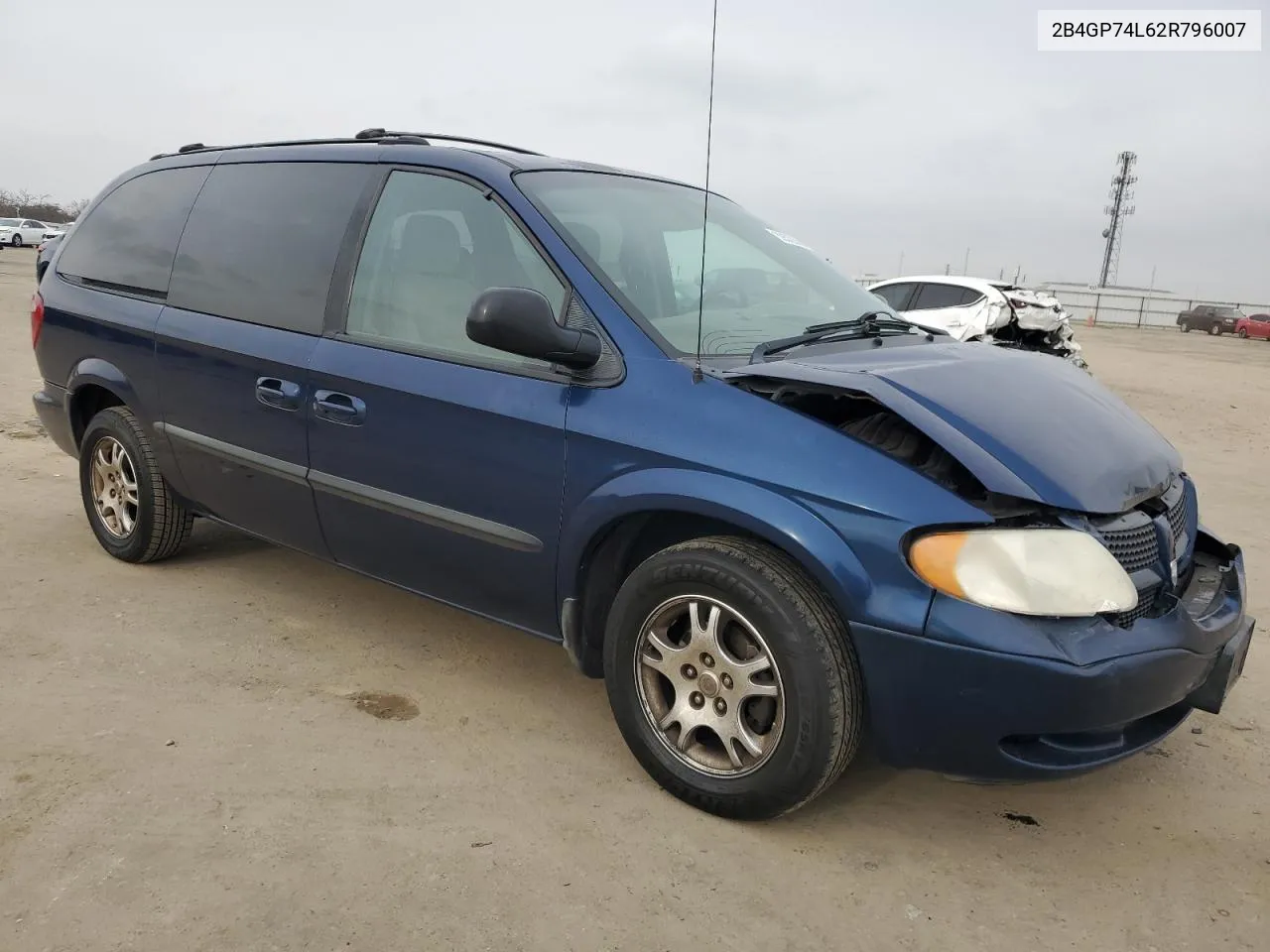 2002 Dodge Grand Caravan Ex VIN: 2B4GP74L62R796007 Lot: 39320084