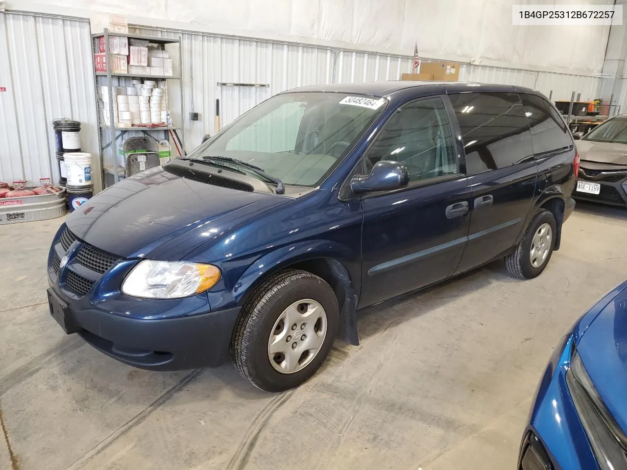 2002 Dodge Caravan Se VIN: 1B4GP25312B672257 Lot: 50482464