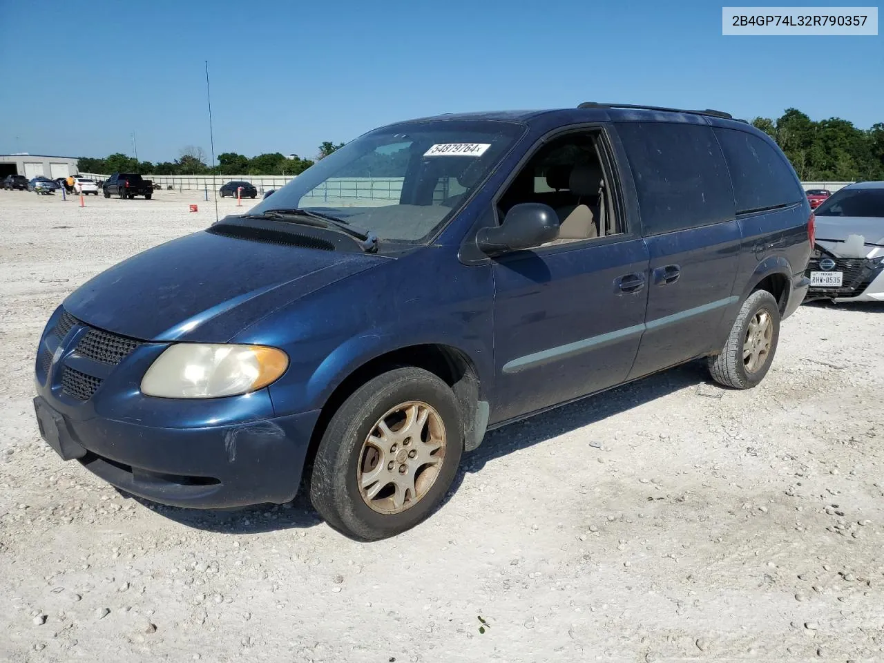 2002 Dodge Grand Caravan Ex VIN: 2B4GP74L32R790357 Lot: 54879764