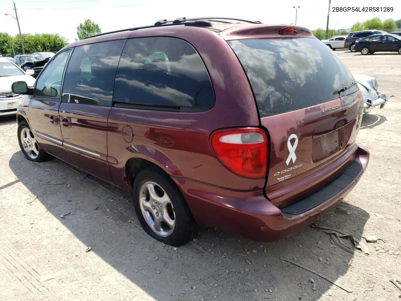 2B8GP54L42R581289 2002 Dodge Grand Caravan Es