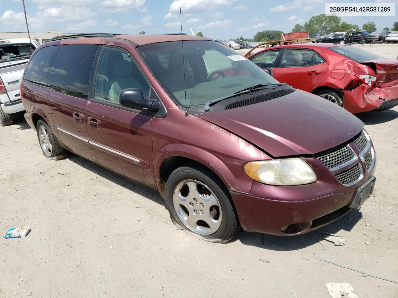 2B8GP54L42R581289 2002 Dodge Grand Caravan Es